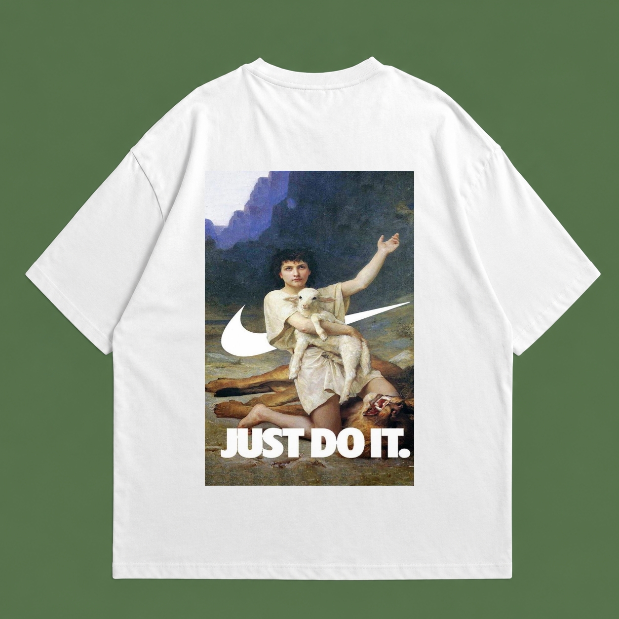 تیشرت طرح just do it(طرح پشت)